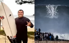 Portugal: Marcio Freire murió cuando desafiaba las olas gigantes de Nazaré - Noticias de portugal