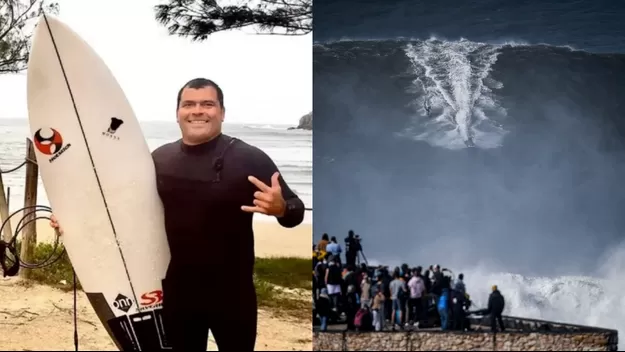 Portugal: Marcio Freire murió cuando desafiaba las olas gigantes de Nazaré