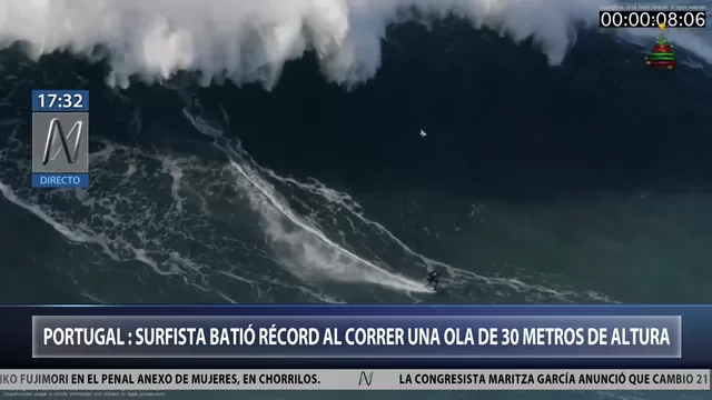 Tom Butler superar&aacute; el r&eacute;cord de 24,38 metros establecido en 2017 por el brasile&ntilde;o Rodrigo Koxa. | Video: Canal N