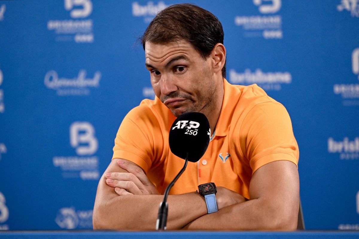 Rafael Nadal habló en conferencia de prensa. | Foto: AFP