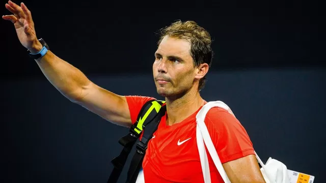 Rafael Nadal quedó eliminado del ATP de Brisbane. | Foto: AFP/Video: @TennisTV