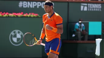 Rafael Nadal remontó un 2-5 en el tercer set y venció a Korda en Indian Wells