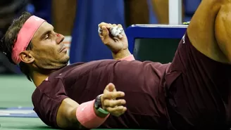 Rafael Nadal se rompió la nariz con un raquetazo en triunfo en el US Open