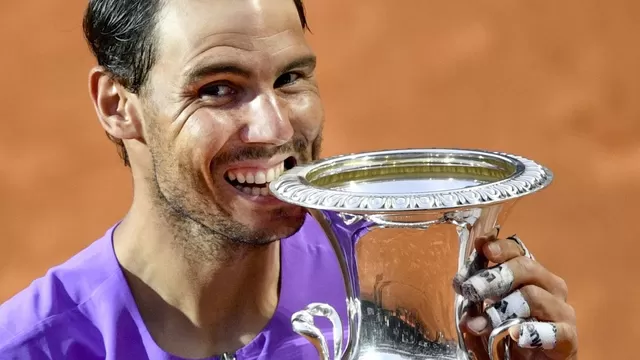 Rafael Nadal, delantero español de 34 años. | Foto: AFP/Video: @TennisTV