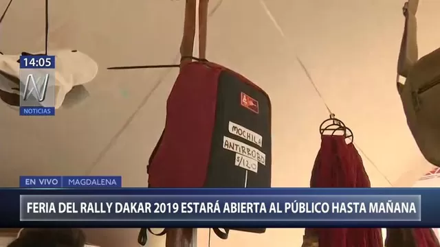 Aquí las novedades de la tienda del Dakar 2019 | Video: Canal N.