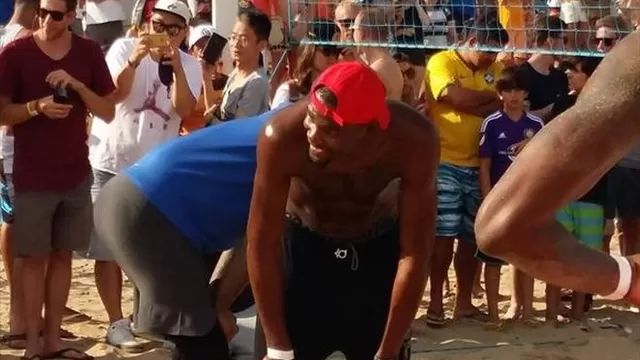 Río 2016: el 'Dream Team' de EE.UU. se relajó jugando vóley playa