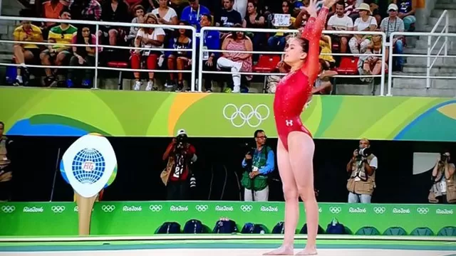 Río 2016: gimnasta peruana Ariana Orrego se lució en salto de potro