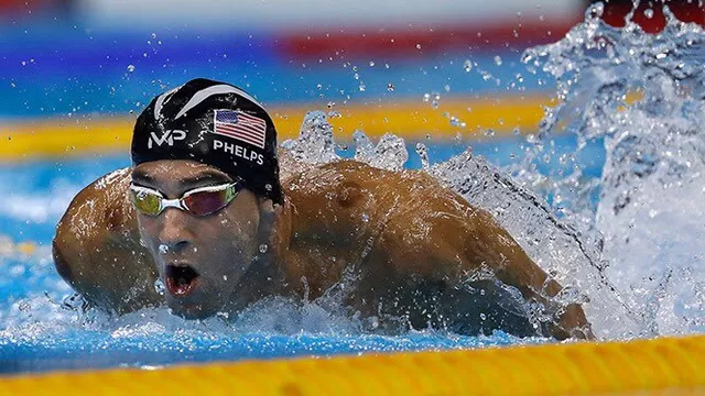 Michael Phelps qued&amp;oacute; segundo en su serie de 100 m mariposa.