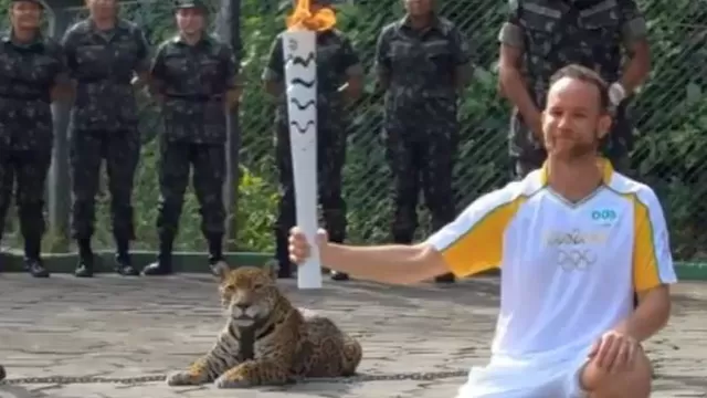 Río 2016: polémica por muerte de jaguar en evento con antorcha olímpica