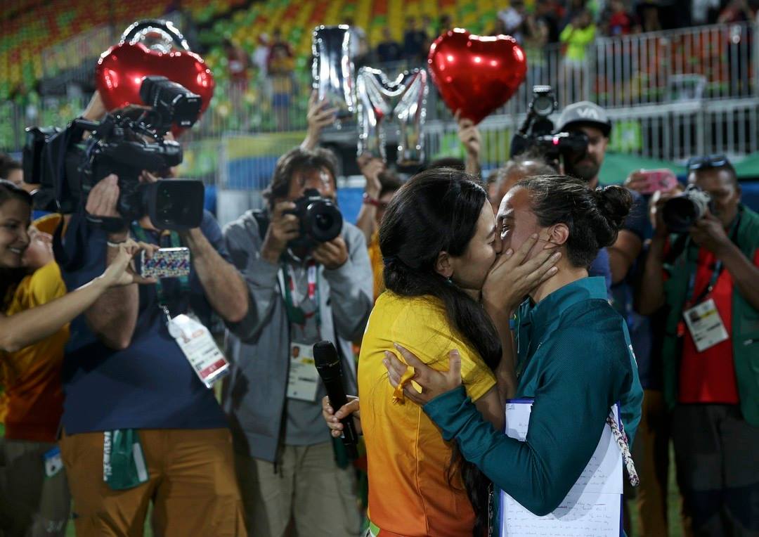 Río 2016: la primera propuesta de matrimonio en el rugby femenino