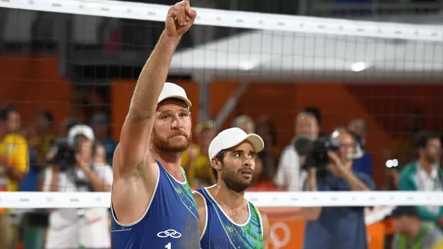 Río 2016: Schmidt y Cerutti de Brasil ganaron el oro en vóley playa