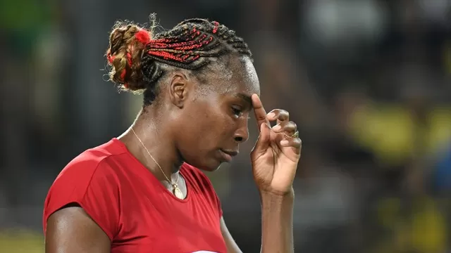 Venus Williams cometió varios errores en su presentación / AFP