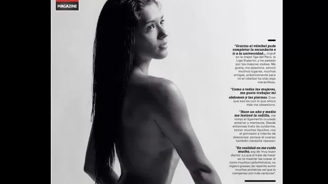 Rocío Miranda: ex voleibolista se desnudó para la revista de ESPN