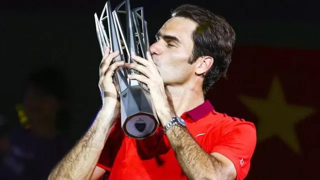 Roger Federer campeonó por primera vez en el Masters 1000 de Shanghái