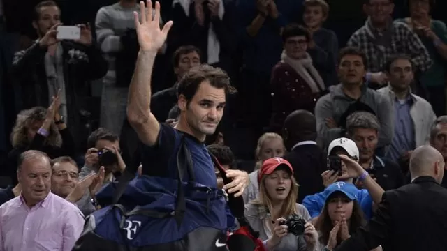 Roger Federer fue eliminado por John Isner en Masters 1000 de París