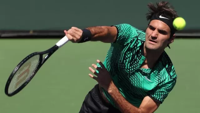 Roger Federer tumbó a Sock y se cita con Wawrinka en final de Indian Wells