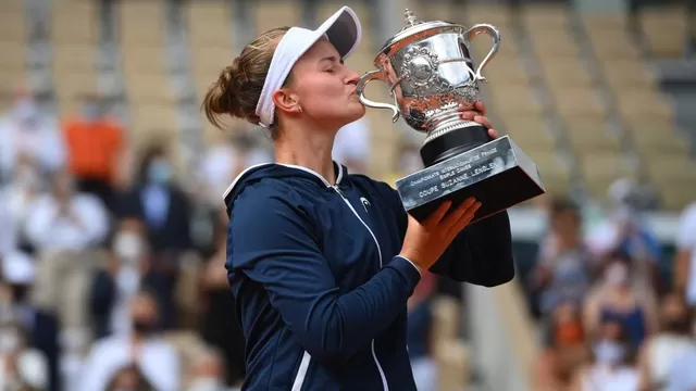 Barbora Krejcikova, tenista checa de 25 años. | Foto/Video: @rolandgarros