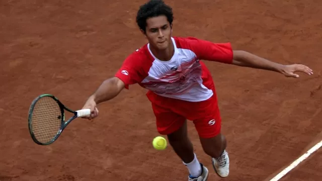 Juan Pablo Varillas, tenista peruano de 24 años. | Foto: Andina