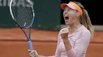 Roland Garros: María Sharapova clasificó a cuartos de final