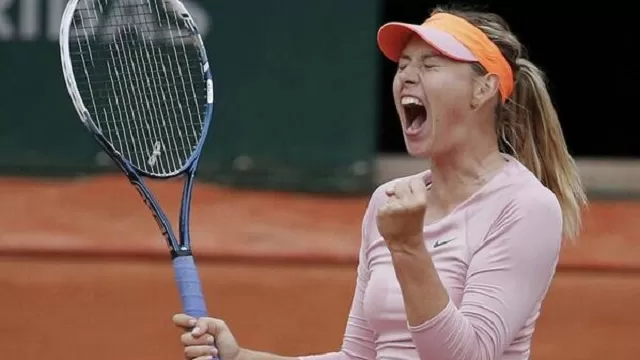 Roland Garros: María Sharapova clasificó a cuartos de final