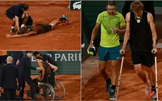 Roland Garros: Rafael Nadal a la final tras el abandono por lesión de Alexander Zverev - Noticias de roland-garros