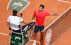 Roland Garros: Federer discutió con el juez de silla en su triunfo ante Cilic  - Noticias de roger-federer
