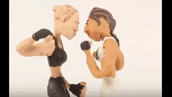 Ronda Rousey y la parodia del nocaut a Bethe Correia en la UFC 190