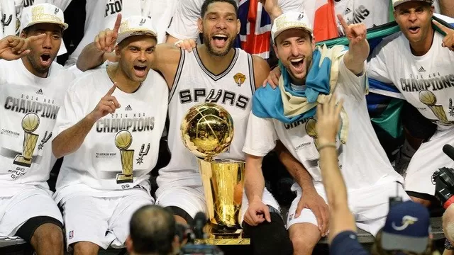 Los San Antonio Spurs se coronan campeones de la NBA