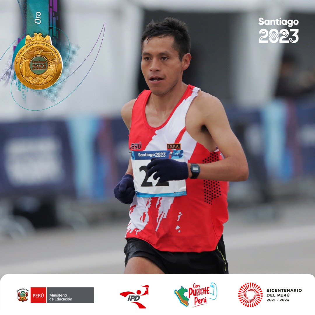 Cristhian Pacheco logró la primera medalla de oro para Perú en los Juegos Panamericanos Santiago 2023. | Fuente: IPD