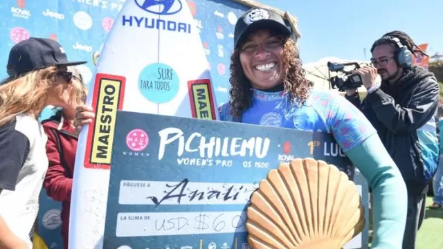La peruana Analí Gómez se coronó campeona del &quot;Pichilemu Women&#39;s Pro 2018&quot;
