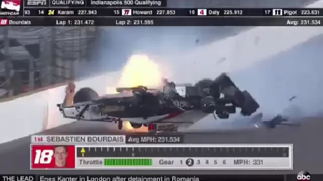 Sebastien Bourdais: brutal accidente del francés en la Indy Car