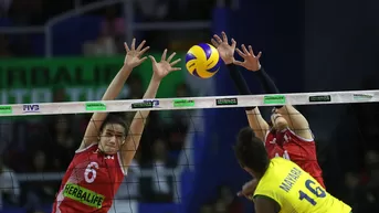 Perú perdió 3-0 ante Brasil en la final del Sudamericano Sub 18 de vóley