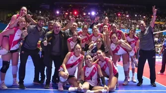 Nuestras 'matadorcitas' lograron la hazaña al vencer a Brasil y quedar subcampeonas del Sudamericana Sub-19. | FPV - AD