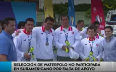 Selección de waterpolo no participará en Suramericanos por falta de apoyo - Noticias de ines-castillo