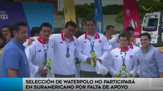 Selección de waterpolo no participará en Suramericanos por falta de apoyo