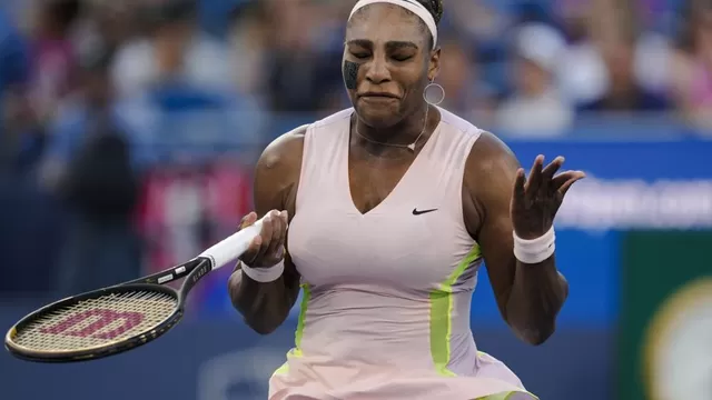 Serena Williams eliminada en su estreno en WTA 1000 de Cincinnati
