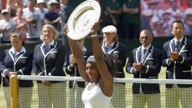 Serena Williams gan&amp;oacute; Wimbledon por sexta vez (Foto: EFE)
