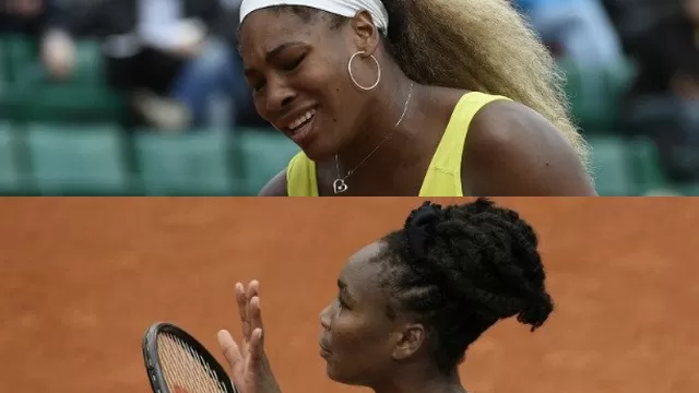 Serena y Venus Williams fueron eliminadas del Roland Garros