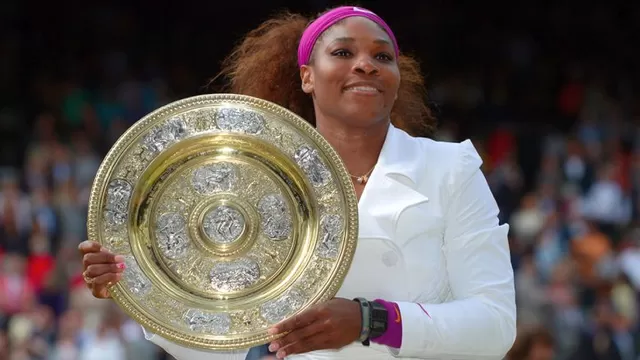 Serene Williams no ganaba en el Grand Slam de Londres desde 2012 (Foto: AFP)