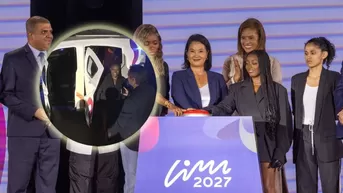 Simone Biles llegó en mototaxi para dar inicio a la cuenta regresiva de los Juegos Panamericanos Lima 2027