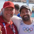 Stefano Peschiera celebró junto a Pancho Boza su medalla de bronce