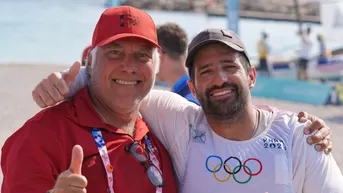 Stefano Peschiera celebró junto a Pancho Boza su medalla de bronce