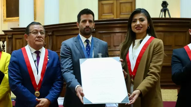 Stefano Peschiera sigue recibiendo reconocimientos tras conseguir la medalla de bronce en París 2024. | Video: Canal N.