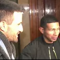 Stefano Peschiera se reencontró con Edison Flores tras ganar medalla olímpica