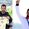 Universitario felicitó a Stefano Peschiera y le prepara homenaje