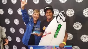 Surf: Joaquín del Castillo ganó fecha del Tour Mundial en Sudáfrica