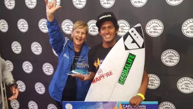 Surf: Joaquín del Castillo ganó fecha del Tour Mundial en Sudáfrica
