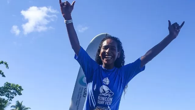 Surf: Peruana María Fernanda Reyes se coronó campeona en Puerto Rico