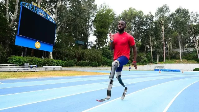 Blake Leeper, atleta paralímpico estadounidense de 31 años. | Foto/Video: @leepster