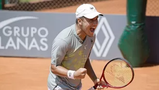 Tenista Gonzalo Bueno compartió su felicidad tras campeonar en Argentina